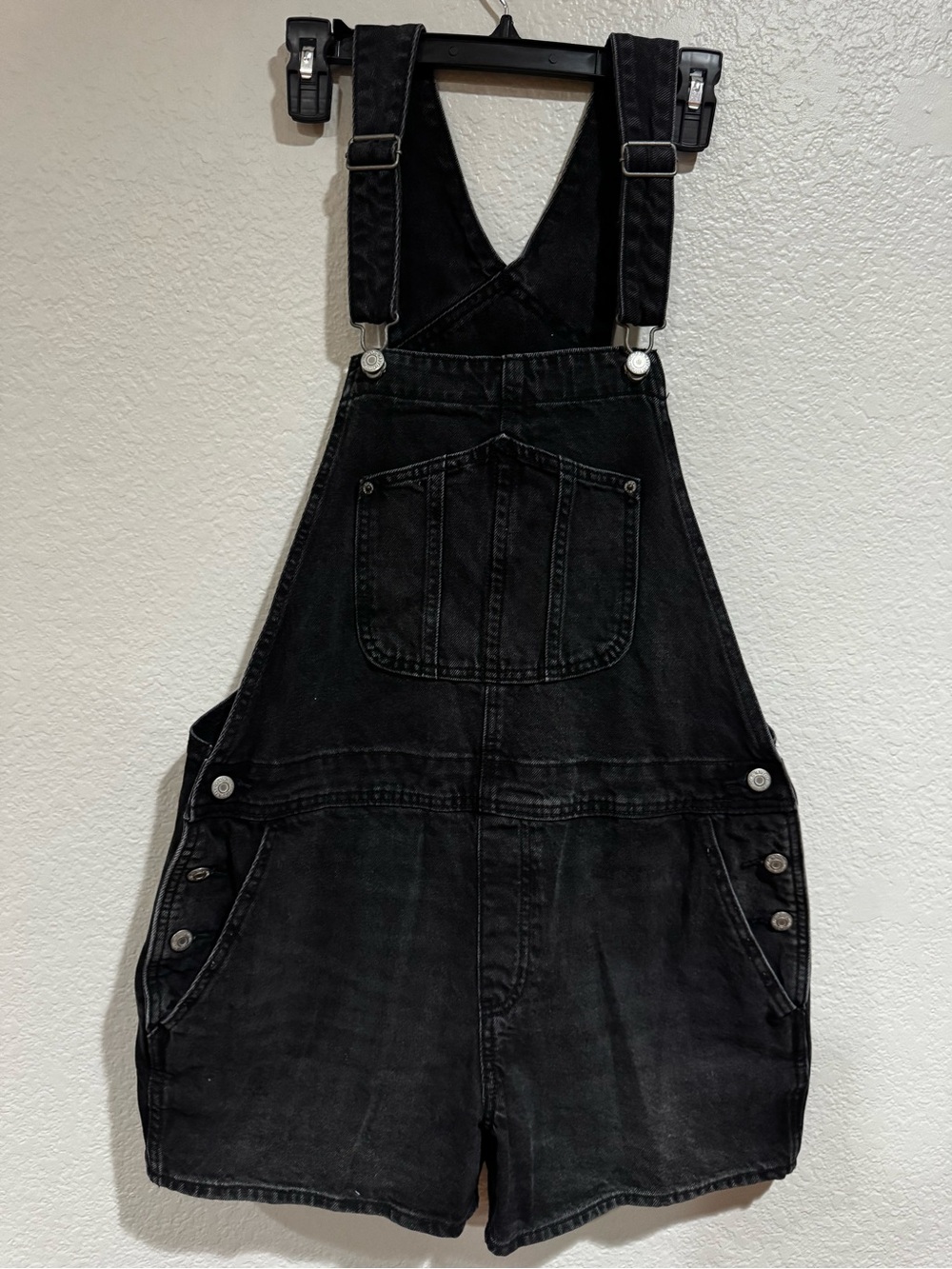 Black overalls size Large